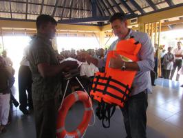 Sri Lankan small-scale fishers benefit from safety equipment 